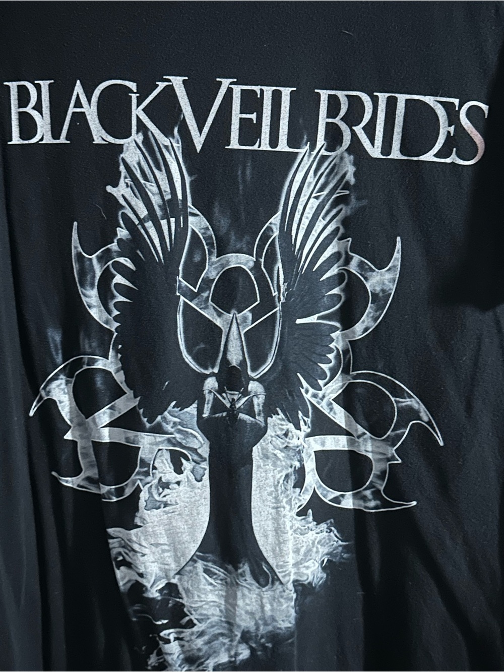 Black Graphic Bird T-Shirt